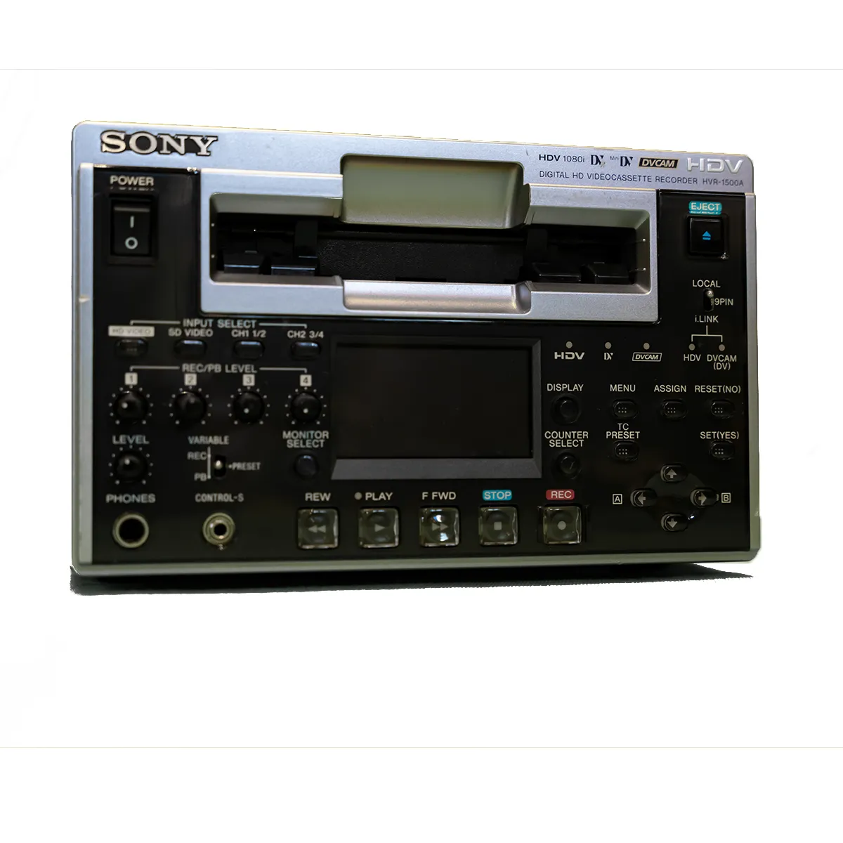 Sony CD-R recorder with SONY_HVR_1500A_VIDEO PLAYER.