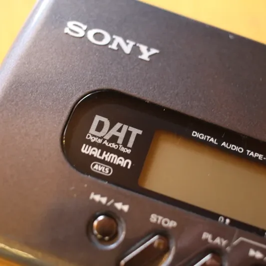 Close up of a DAT Recorder